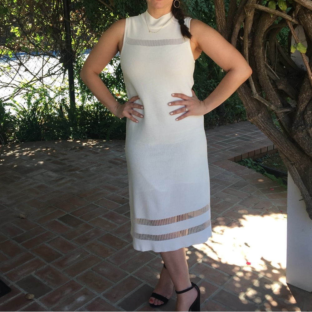White Cocktail Dress Size S